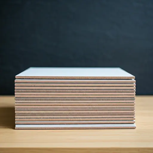 Close up of high-quality porcelain and ceramic tiles